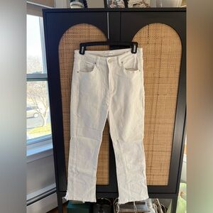 Risen White Denim Jeans